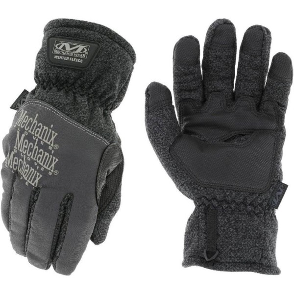 M Перчатки Mechanix Wear Winter Fleece серые зимние